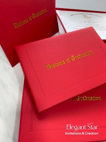 Custom Diploma Certificate Holders stationery collection