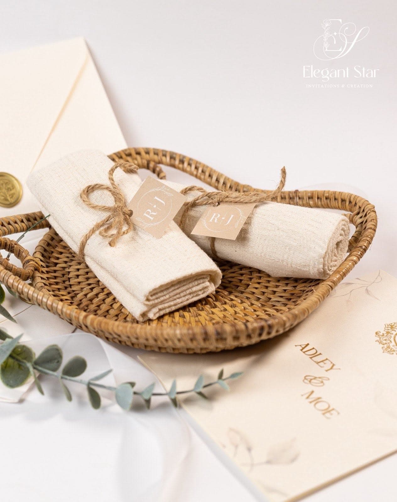 Bamboo Cotton Handkerchiefs stationery collection