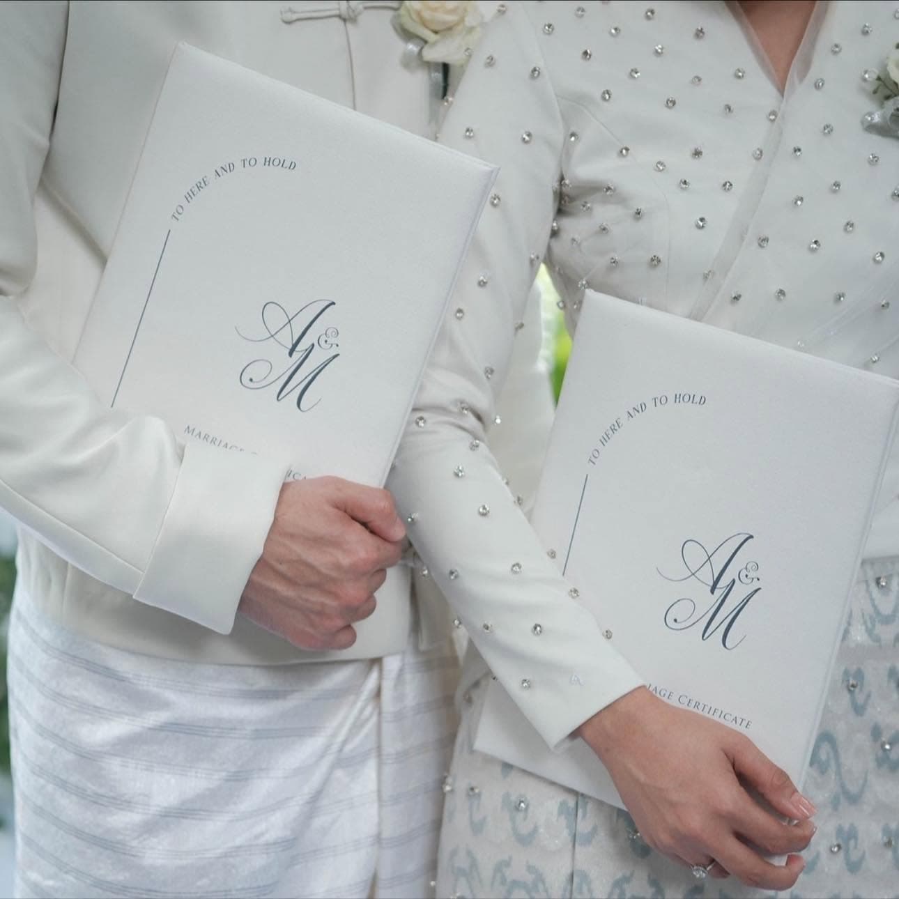 Luxury Marriage Certificate Keepsake cover 1