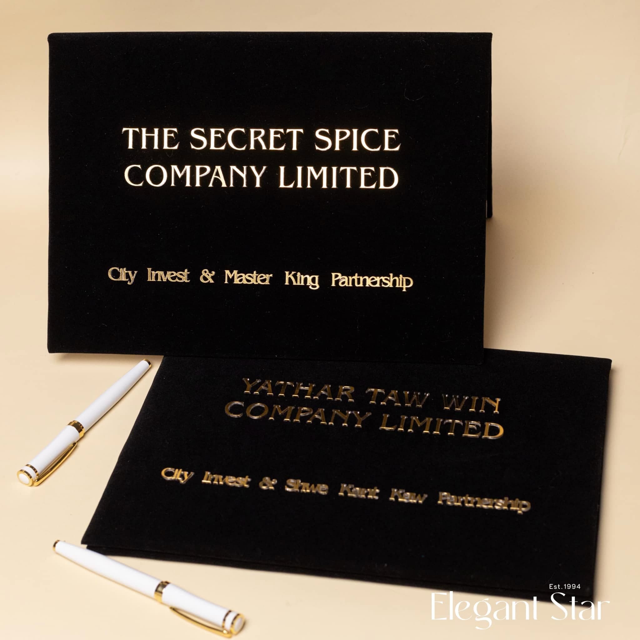 Company Agreement Folder Pen Set cover 1